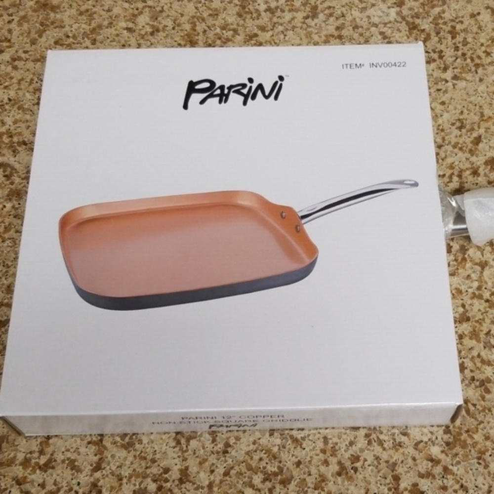 Copper 12" Square Griddle Non-Stick